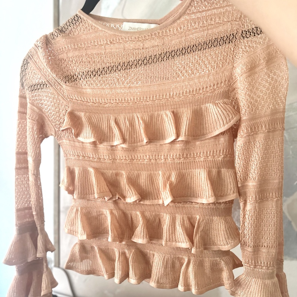 Brand New Zimmerman Top Spring 2025 collection (sold out on Zimmerman website)